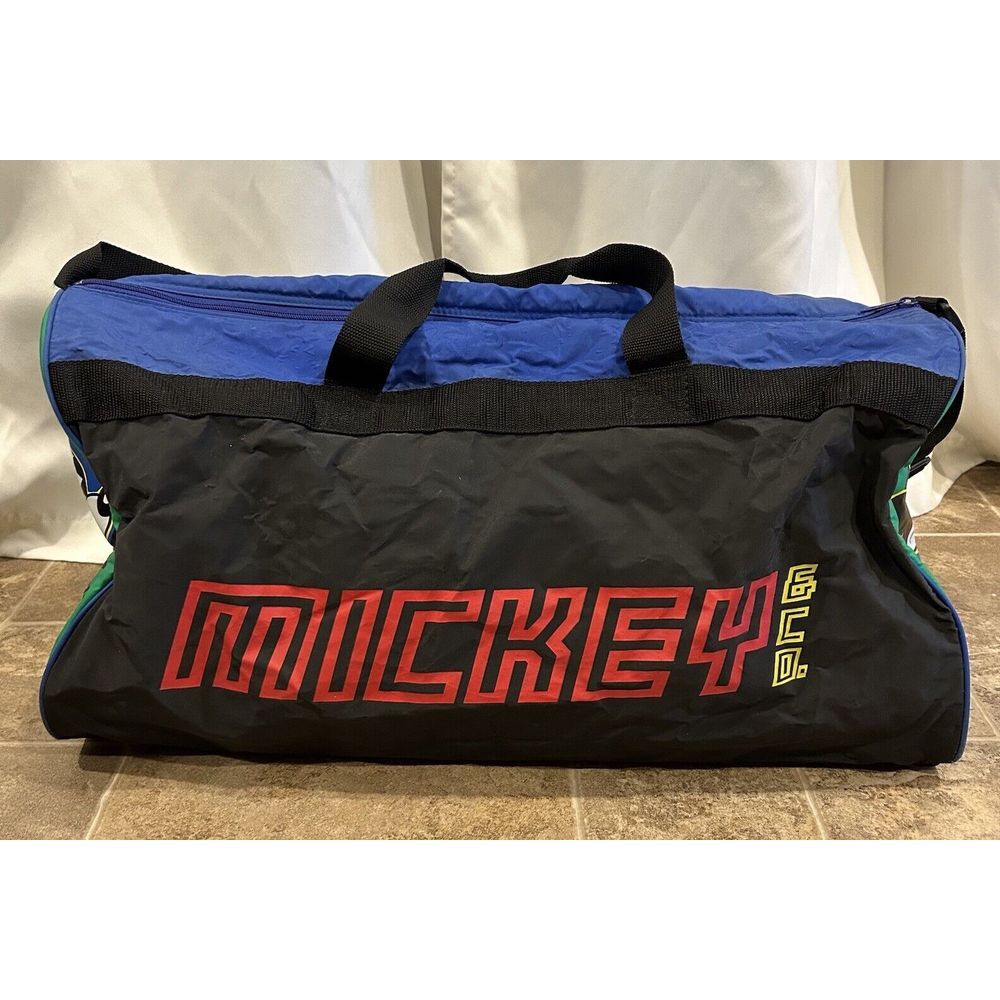 Vintage Disney Mickey Colorblock‎ Duffel Bag